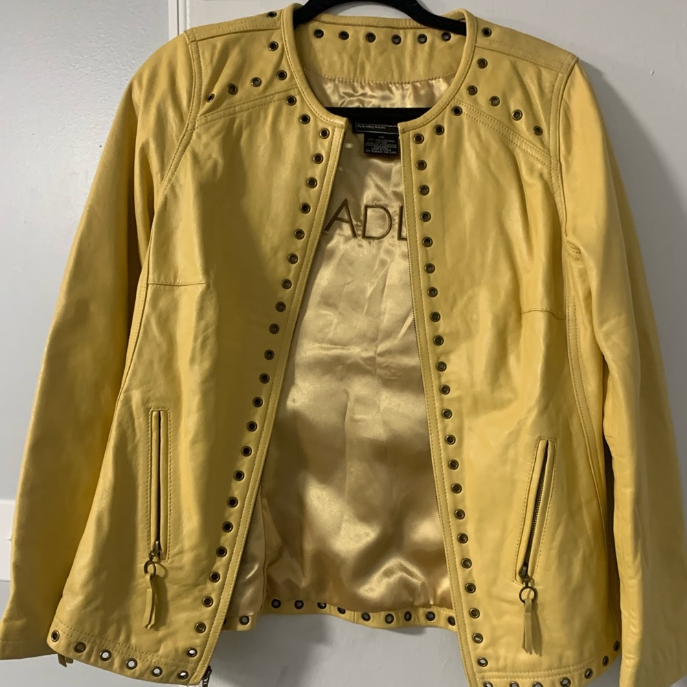 QVC Bradley Bayou Leather Jacket